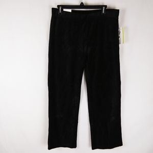 Style & Co. Deep Black Petite Straight Leg Pants - Women Size Large Petite